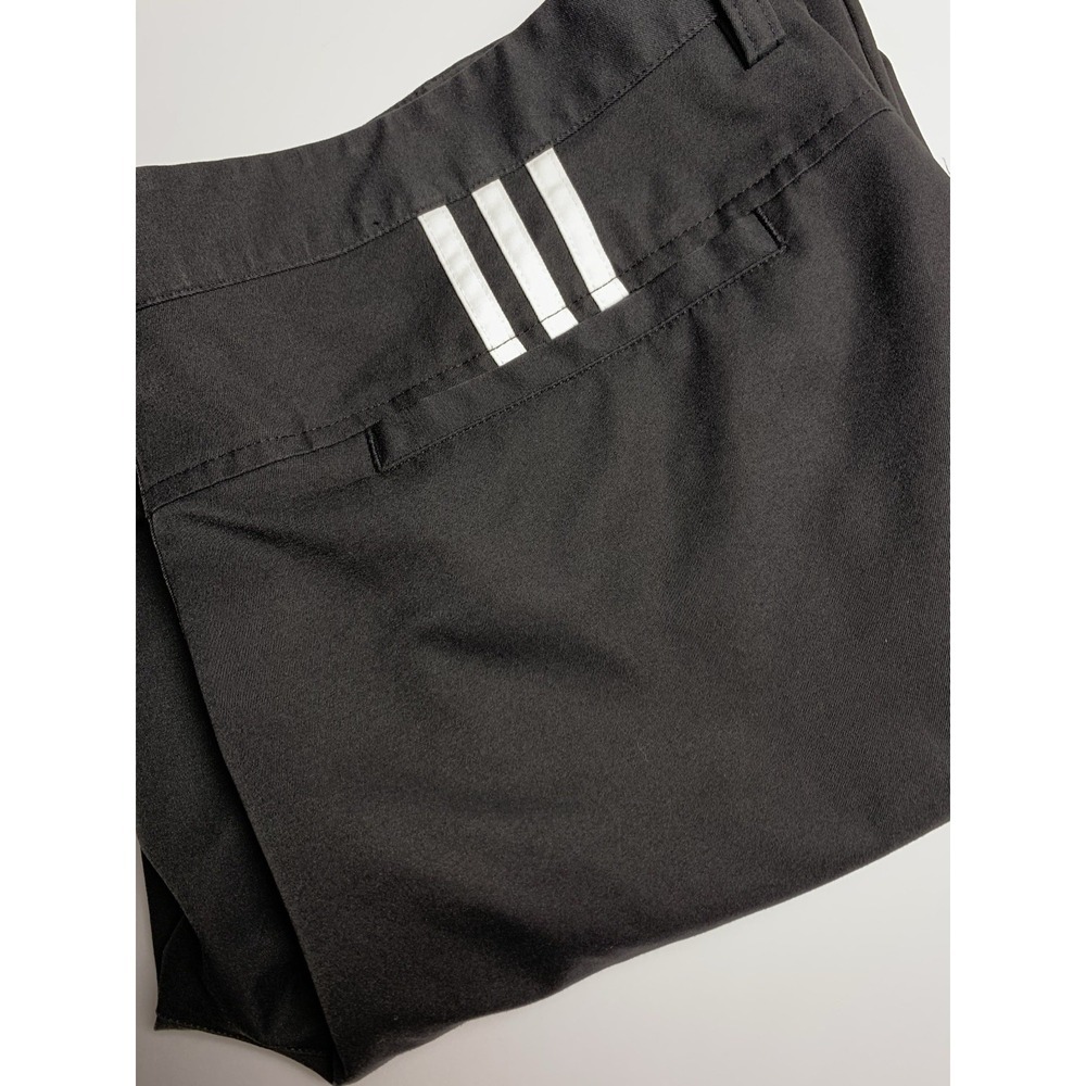 Adidas ClimaLite Golf Pants Mens 36x32 Black Stretch Performance Flat Front - Picture 3 of 16
